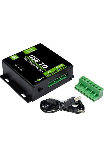Generic محول USB معزول للاستخدام الصناعي، محول USB إلى RS232/485/TTL بشريحة C...