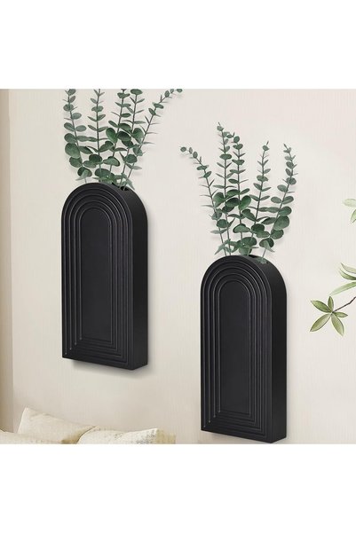 Generic Wall Planter for Indoor Plants, Black Wall Decor for Living Room Bath...