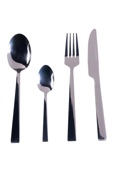 GRÜNBERG Set 2 x Tacamuri din Inox, 24 Piese, Argintii, Grunberg
