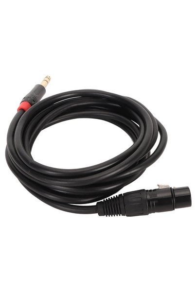Generic 9.8ft 20 AWG OFC 3 Pin TS Male Unbalanced Interconnect Wire Mic Cord ...