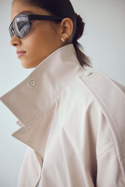 H&M Oversized belted jacket