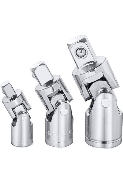 Generic Universal Joint – 1/4" 3/8" 1/2" Drive Swivel Adapter for Flexible So...