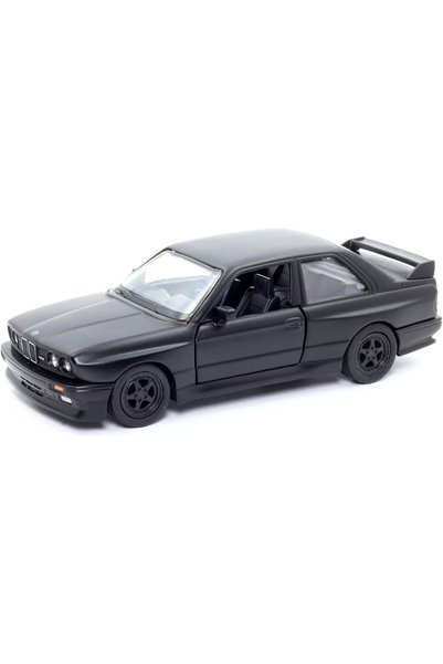 Generic 1:36 Diecast BMW M3 E30 (1986-1991) Matte Black – Collectible Miniatu...