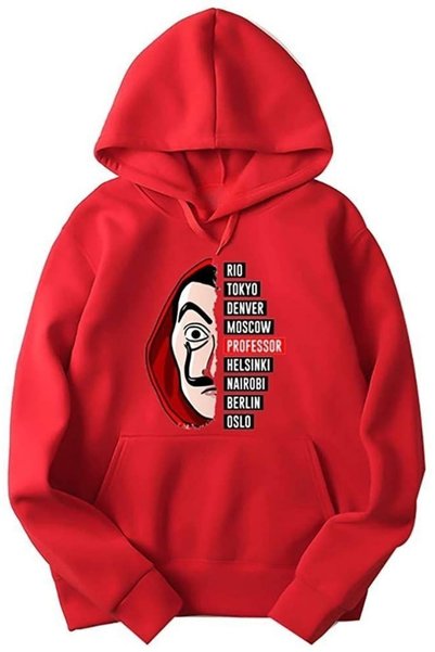 Vordevia La Casa De Papel pamučna majica sa 3 niti i uzdignutim nadopisom