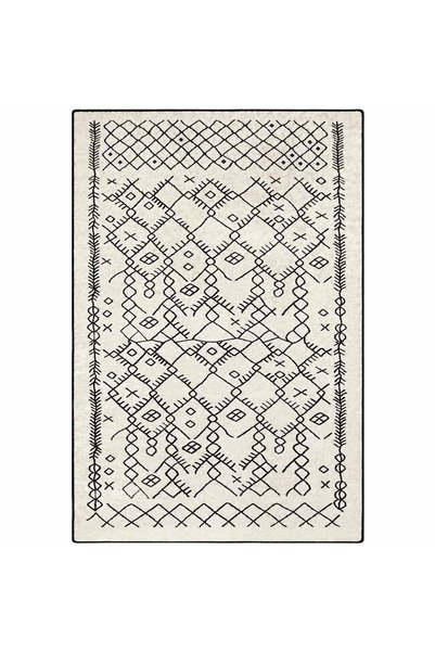 Homelux Covor Chart, dreptunghiular, 160x230 cm, poliester, ecru
