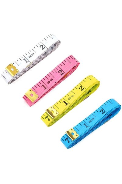 Generic 4 Pieces Soft Tape Measure For Body Measuring 150 cm, Body Fabric Sew...