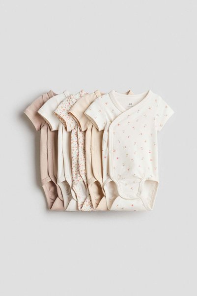 H&M 5-pack cotton bodysuits