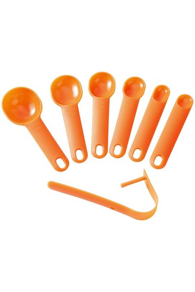 GRÜNBERG Set 4 x Lingurita pentru Masurare, cu Inel, din Plastic, Grunberg, 6...