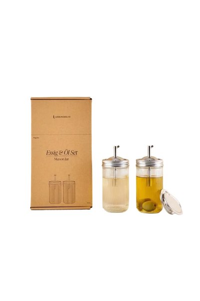 Lieblingsglas Set premium de ulei de măsline și oțet, Lieblingsglas, 0.4 L, t...