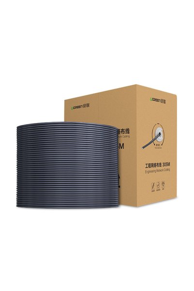 Ugreen Cablu de rețea CAT5 UTP din cupru pur 305 m (NW108)