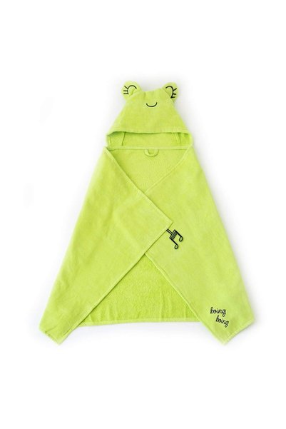 Milk Moo Soft Cuddles Çaça Frog Velvet Swaddle Towel