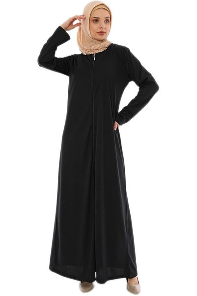 Generic عباية نسائية بسحاب إغلاق