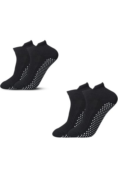 Generic 2 Pairs Pilates Socks Yoga Socks Thickened Towel Bottom Sports Non-Sl...