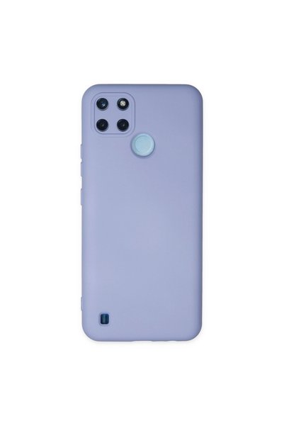 ArkhenX جراب Realme C25y مصنوع من السيليكون المخملي الداخلي - أرجواني