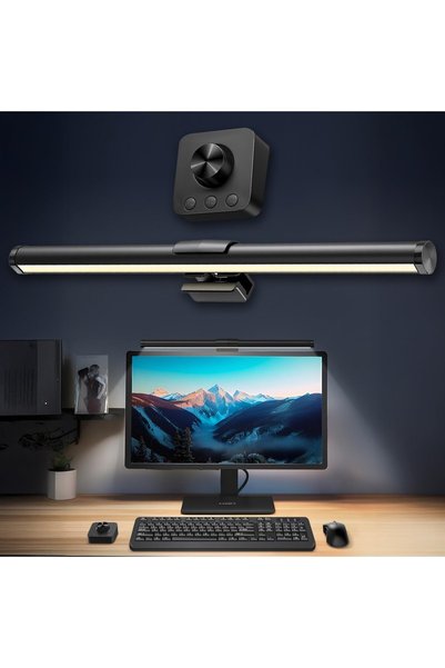 Telvesse مصباح شاشة يعمل بالتحكم عن بعد من سلسلة Light Pro USB، سطوع متدرج، ض...