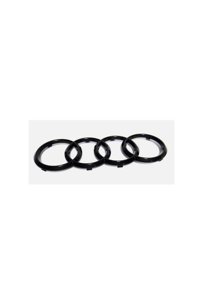 OEM Emblemă logo pentru grila frontală, pentru Audi, 273x94mm, plastic ABS, r...