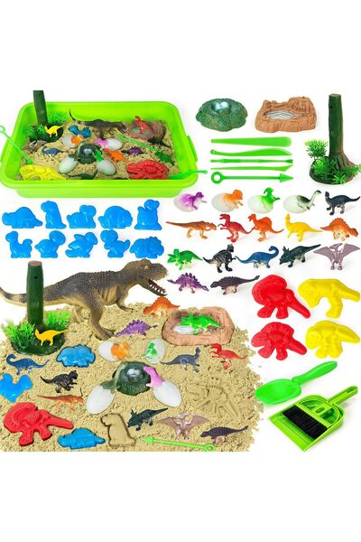 Soofam Kids Magic Sand Art Kit, Sensory Bin for Girl Kid Toy, Play Sand Art w...