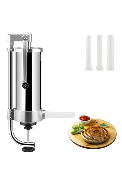 VEVOR Mașină de umplut cârnați, Capacitate: 3 L, Tip: vertical, Model: ES-3 L
