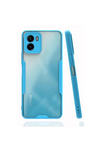 ArkhenX حافظة سيليكون بلاتينية لـ Vivo Y15s - أزرق