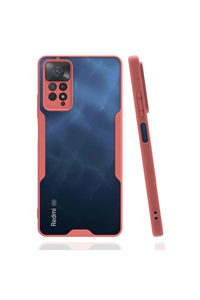 ArkhenX حافظة هاتف Xiaomi Redmi Note 11 Pro من السيليكون البلاتيني - وردي
