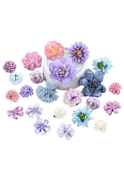 Noonedibs 1 set de agrafe de păr cu flori, accesorii pentru dansatoare de mir...