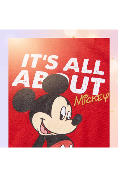 Disney Bluză Mickey pentru băieți, mânecă lungă