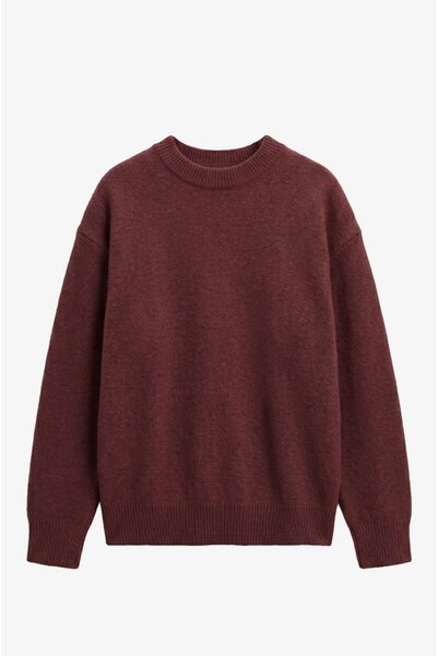 Havoş Kiremit Nara Crew Neck Soft Sweater