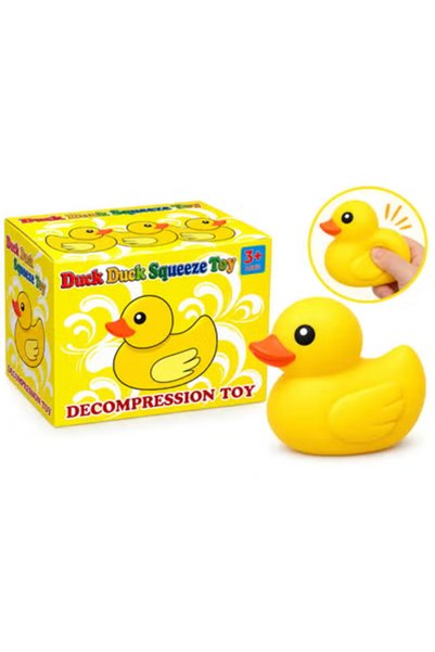 Toybox Squishy Duck Stress Relief Fidget Toy - Ultra Soft Sensory Squeeze Dec...