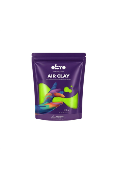Generic Brand Air Clay pentru modelaj, 120 grame, Okto - Verde