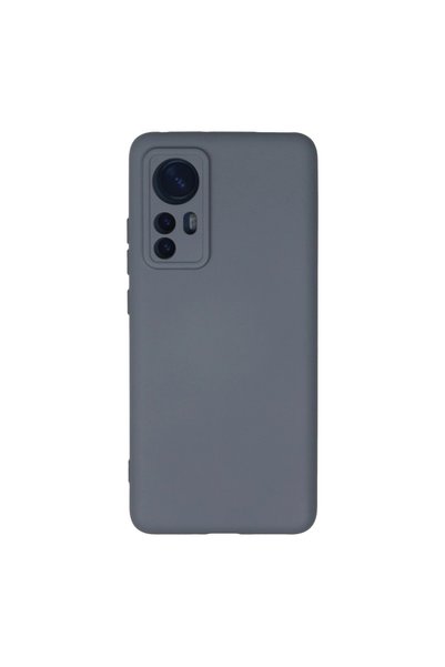ArkhenX حافظة هاتف Xiaomi Mi 12 مصنوعة من السيليكون المخملي نانو - رمادي