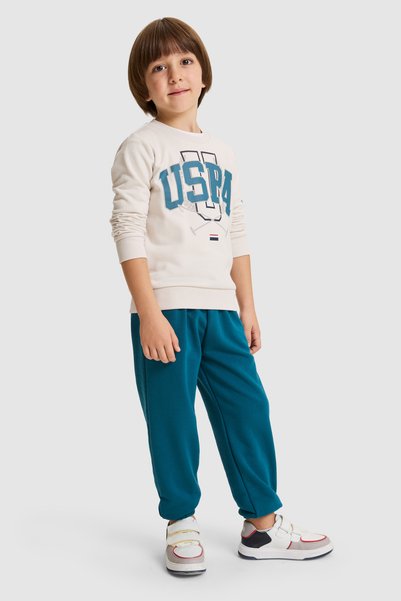 U.S. Polo Assn. Boy's Stone Pajama Set 50334118-Vr049
