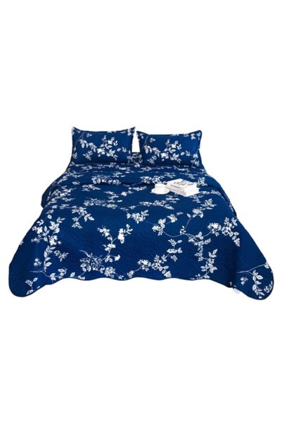 OEM Cuvertură de pat, Microfibră, 3 piese, pentru 2 persoane, 220x240cm, Impr...