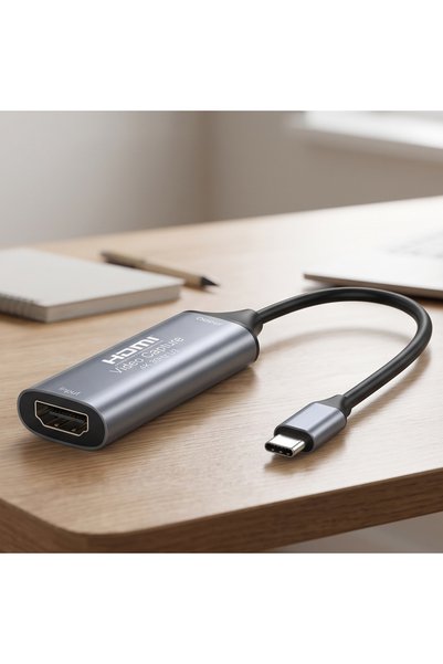 wiks بطاقة التقاط الفيديو USB Type-C HDMI، محول نقل الصور بدقة 4K و30 هرتز