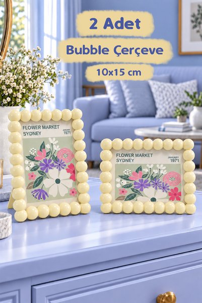 Meleni Home Set od 2 ramova za balončiće - Viseći poster, samostojeći, podesi...
