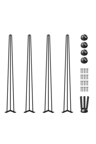 VEVOR Picioare pentru masă, Material: oțel carbon, Diametru tub: 10 mm, Greut...