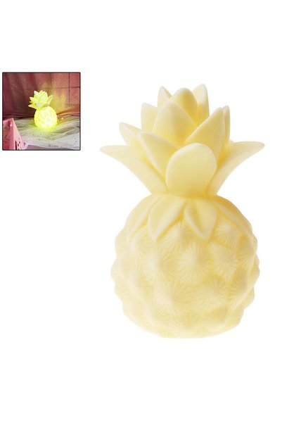 Noonedibs Lampă de noapte LED cu desene animate cu ananas, lampă pentru copii...