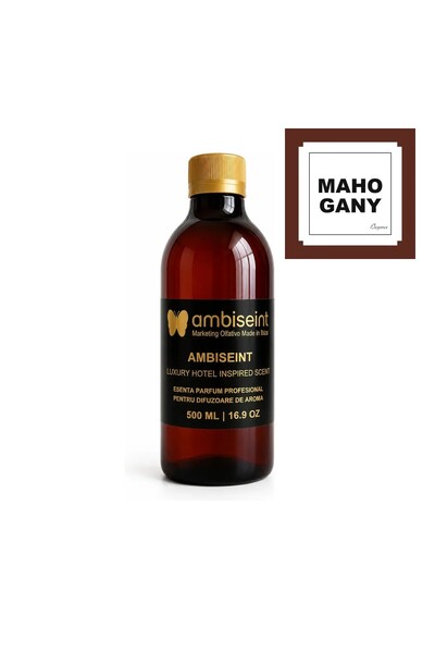 Ambiseint Esenta parfum pentru difuzoare - MAHOGANY — 500 ml