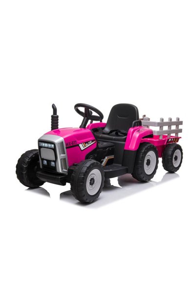 TEA Sports Tractor electric pentru copii cu remorcă BLOW TRUCK, roți EVA (MX-...