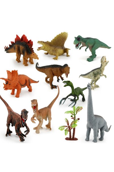 Noonedibs buc dinozaur trage înapoi mașină copii model simulare Brachiosaurus...
