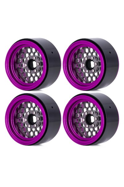 Choice A 4PCS Aluminum Alloy 1.9 Inch Beadlock Wheels Rims for 1/10 RC Crawle...