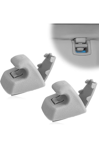 Generic 2PCS Interior Sun Visor Hook Clips, Sun Visor Support Clips Compatibl...