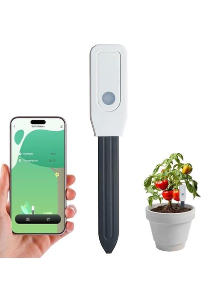 SYOSI Smart Soil Sensor, Soil Moisture and Temperature Meter with Tuya App Co...