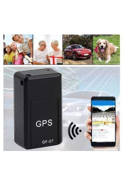 OEM Mini GPS GF07, LBS Tracker, Magnetic, Black