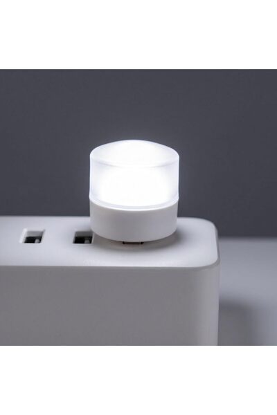 Generic 10 قطع إضاءة ليلية LED بمنفذ USB بقوة 5 واط، أبيض دافئ، 5 قطع لكل عبو...