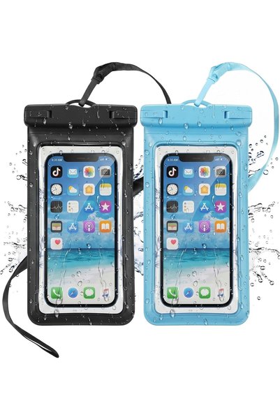 Generic 2 Pack Waterproof Phone Pouch IPX8 Waterproof Phone Case 30M Underwat...