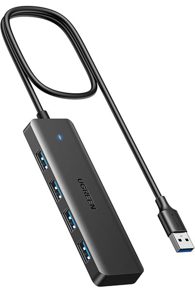 Generic USB Hub 3.0 4 Ports Multiport Adapter Slim Data Hub 60cm cable