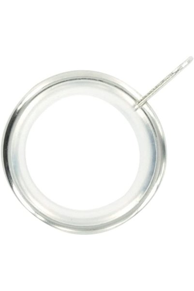 Generic SILENT ROD RING FIXED EYE CHROME ID 25mm - OD 32mm
