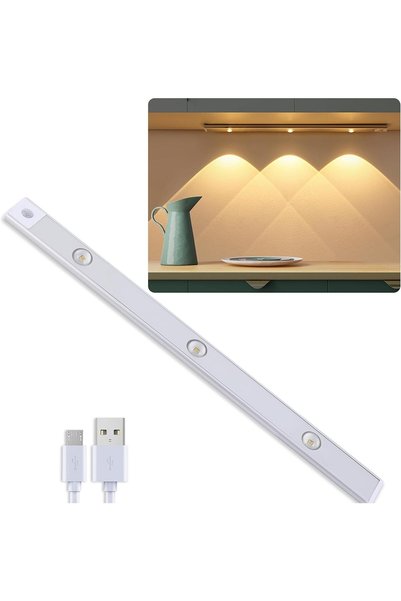 Generic إضاءة ICEKO LED مع مستشعر حركة للاستخدام الداخلي، إضاءة لاسلكية تحت ا...