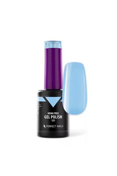 Perfect Nails Ojă Semipermanentă Baby Blue Bleu Deschis 8 ml