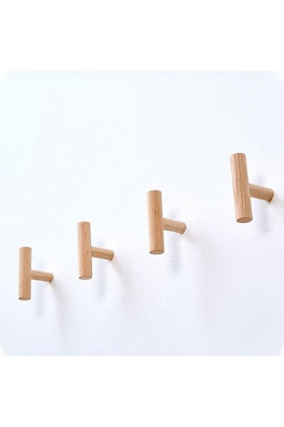 Generic خطاف معطف مثبت على الحائط للأطفال الصغار، الأولاد والبنات، 4 قطع، خطا...